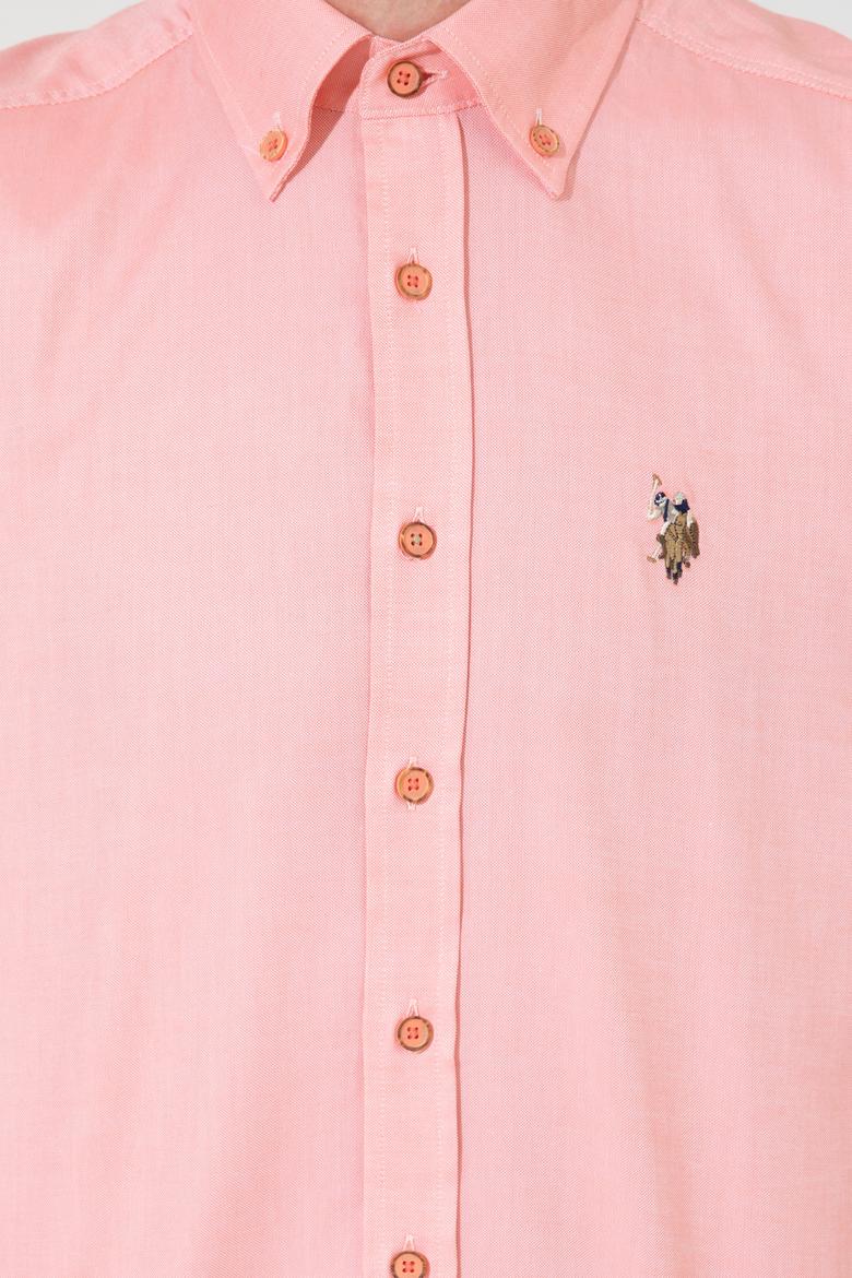 Erkek Somon Uzun Kollu Basic Gömlek - 50249487046