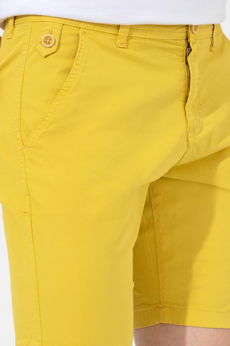 Erkek Safran Dokuma Şort - 50246116032