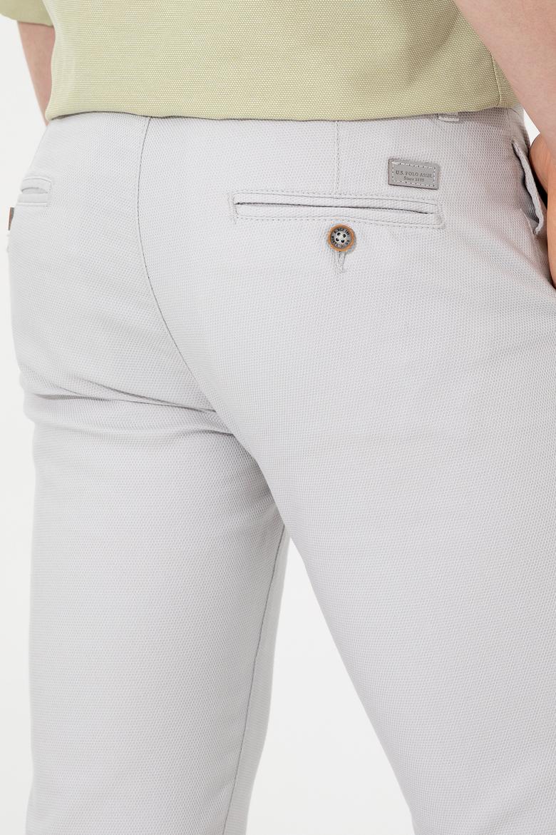 Erkek Açık Gri Kanvas Pantolon - 50246099031