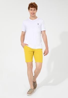 Erkek Safran Dokuma Şort - 50246116032