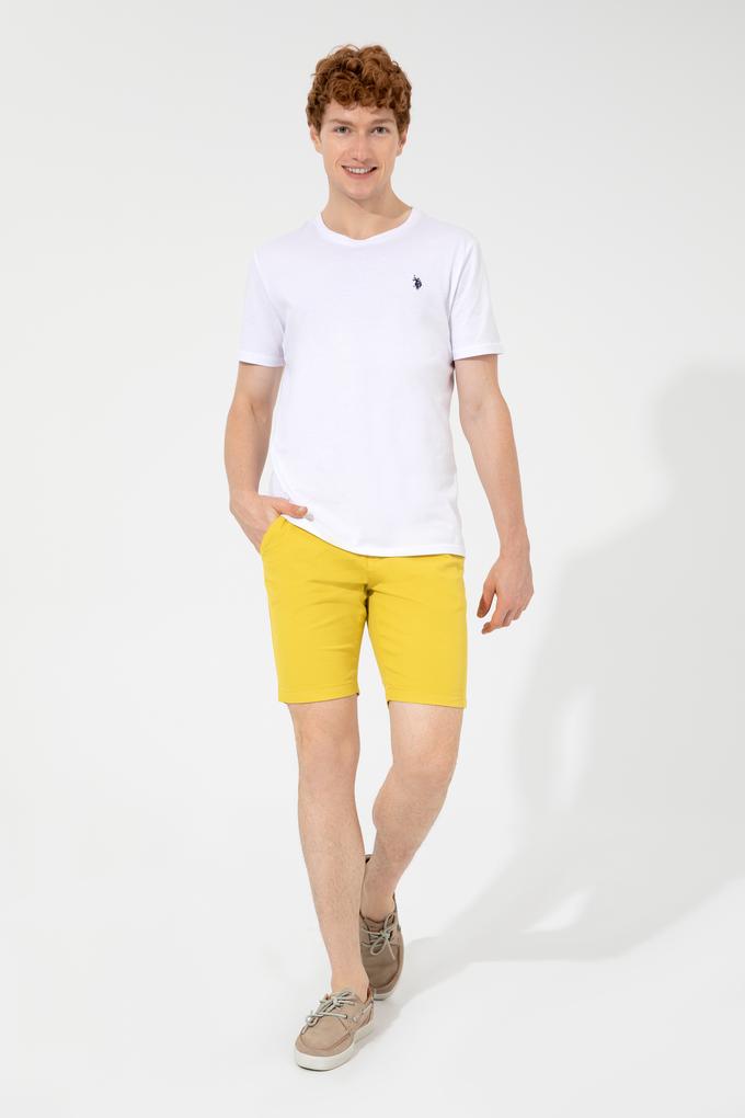 Erkek Safran Dokuma Şort