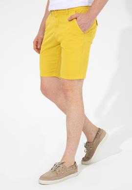 Erkek Safran Dokuma Şort - 50246116032