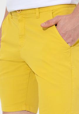 Erkek Safran Dokuma Şort - 50246116032