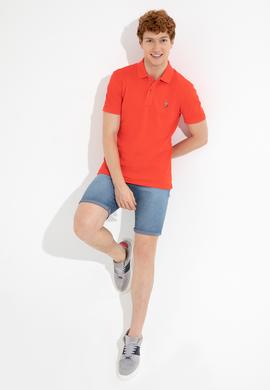 Erkek Açık Mavi Jean Şort - 50247269001