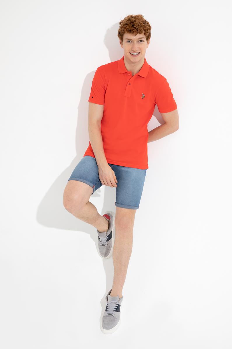 Erkek Açık Mavi Jean Şort