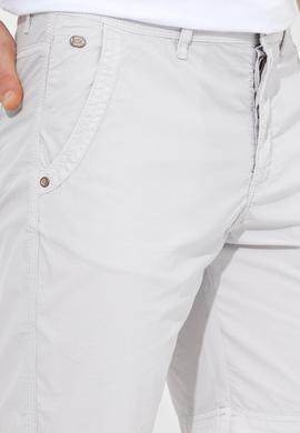 Erkek Açık Gri Dokuma Şort - 50246101001