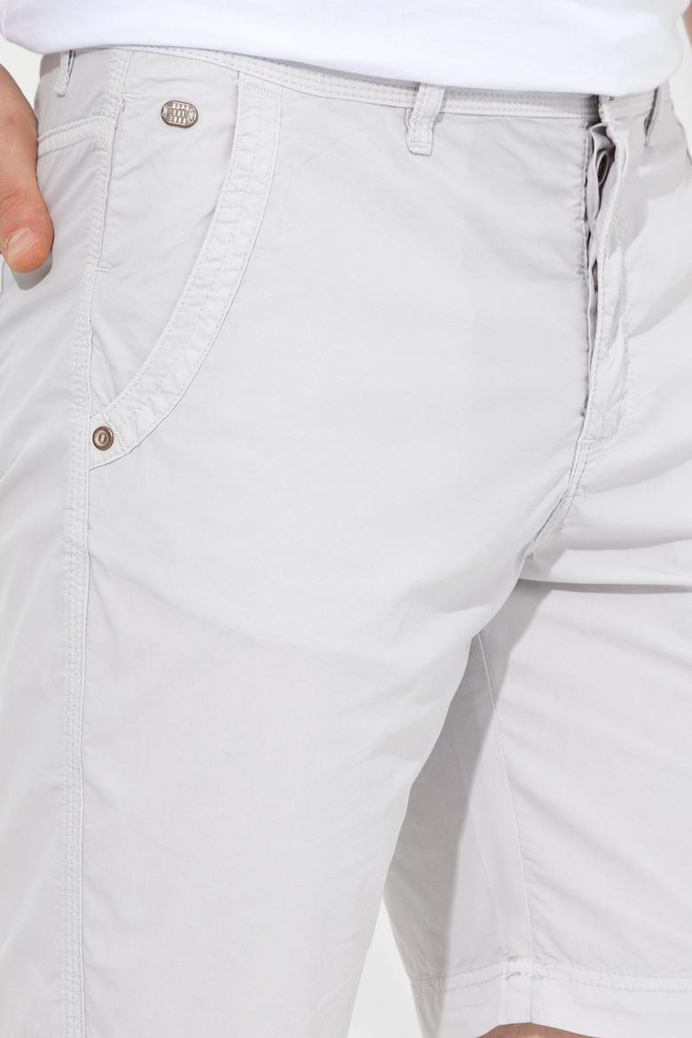 Erkek Açık Gri Dokuma Şort - 50246101001