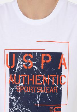 Erkek Beyaz Bisiklet Yaka Tişört - 50246123008