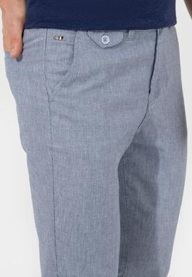 Erkek Mavi Kanvas Pantolon - 50246092014