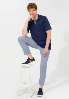 Erkek Mavi Kanvas Pantolon - 50246092014