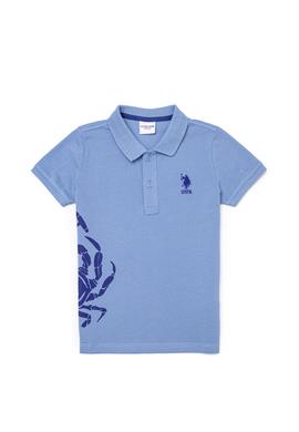 Erkek Çocuk Koyu Mavi Polo Yaka Tişört - 50249566005