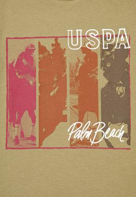 Çocuk Haki Bisiklet Yaka Tişört - 50253257005