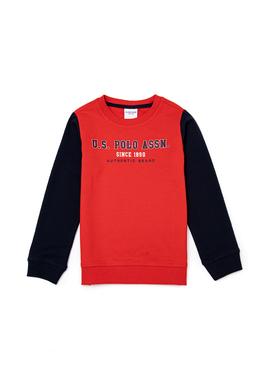 Çocuk Kırmızı Bisiklet Yaka Sweatshirt - 50256860021