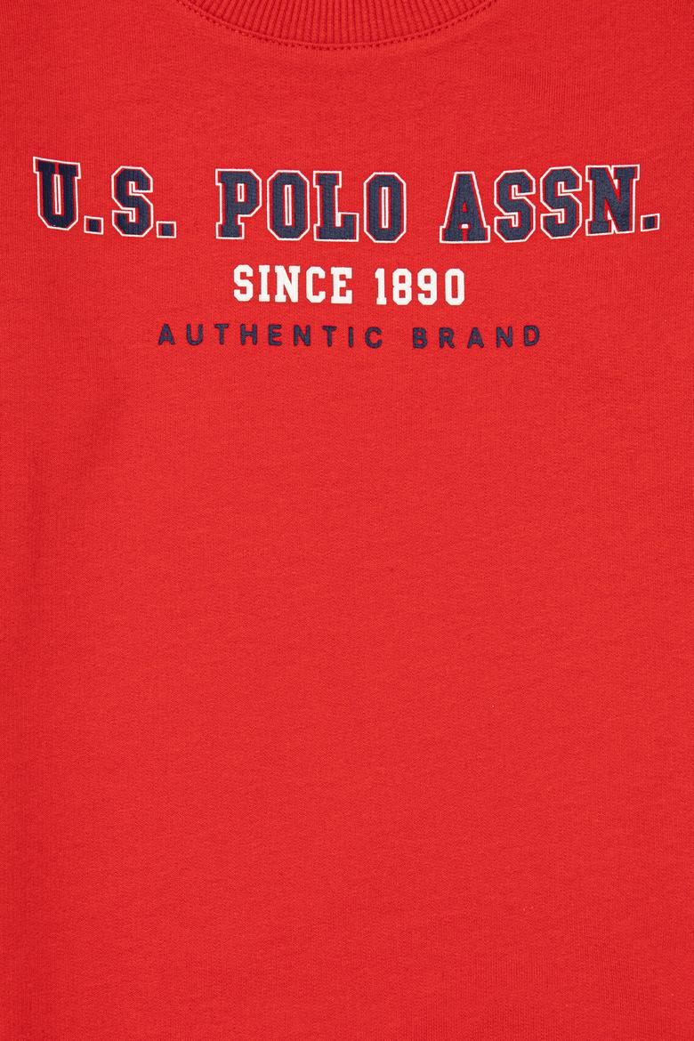 Çocuk Kırmızı Bisiklet Yaka Sweatshirt - 50256860021