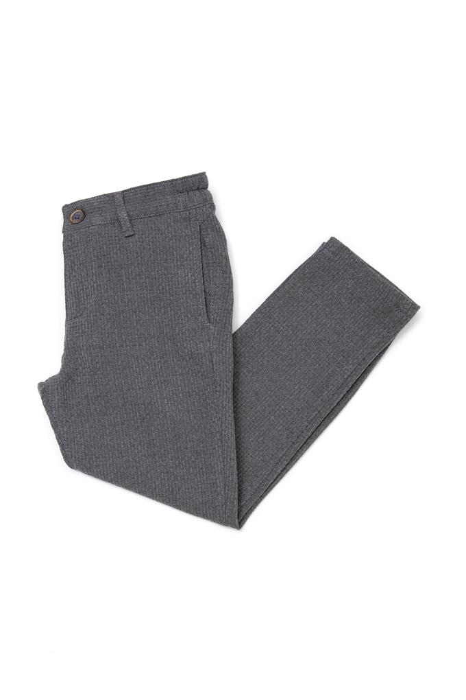 Erkek Çocuk Gri Kanvas Pantolon