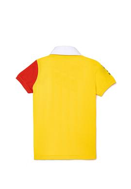 Erkek Çocuk Açık Sarı Polo Yaka Tişört - 50248441008