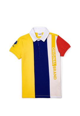 Erkek Çocuk Açık Sarı Polo Yaka Tişört - 50248441008