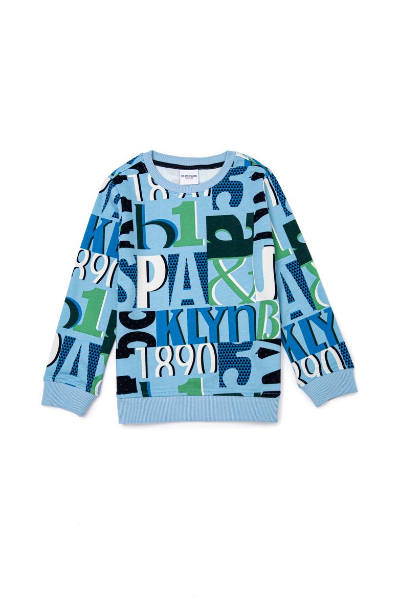 Erkek Çocuk Mavi Sweatshirt