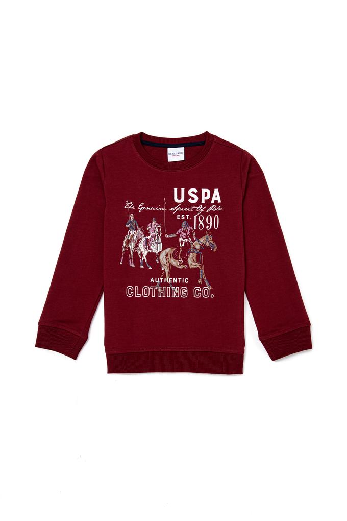 Erkek Çocuk Vişne Sweatshirt