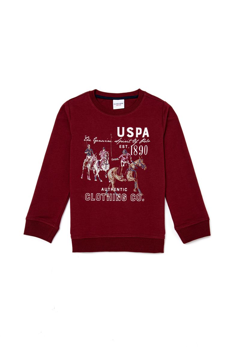 Erkek Çocuk Vişne Sweatshirt