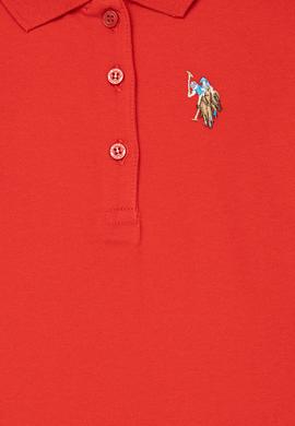 Çocuk Kırmızı Polo Yaka Basic Sweatshirt - 50261261015