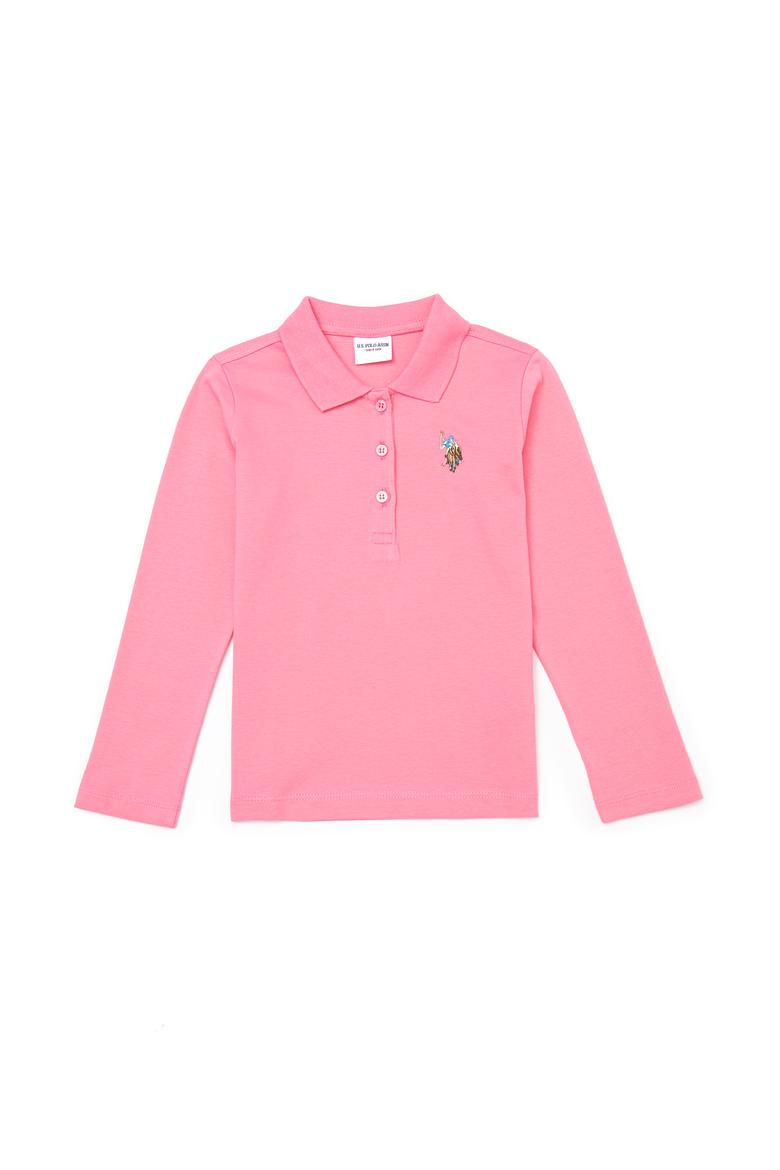 Kız Çocuk Pembe Sweatshirt Basic