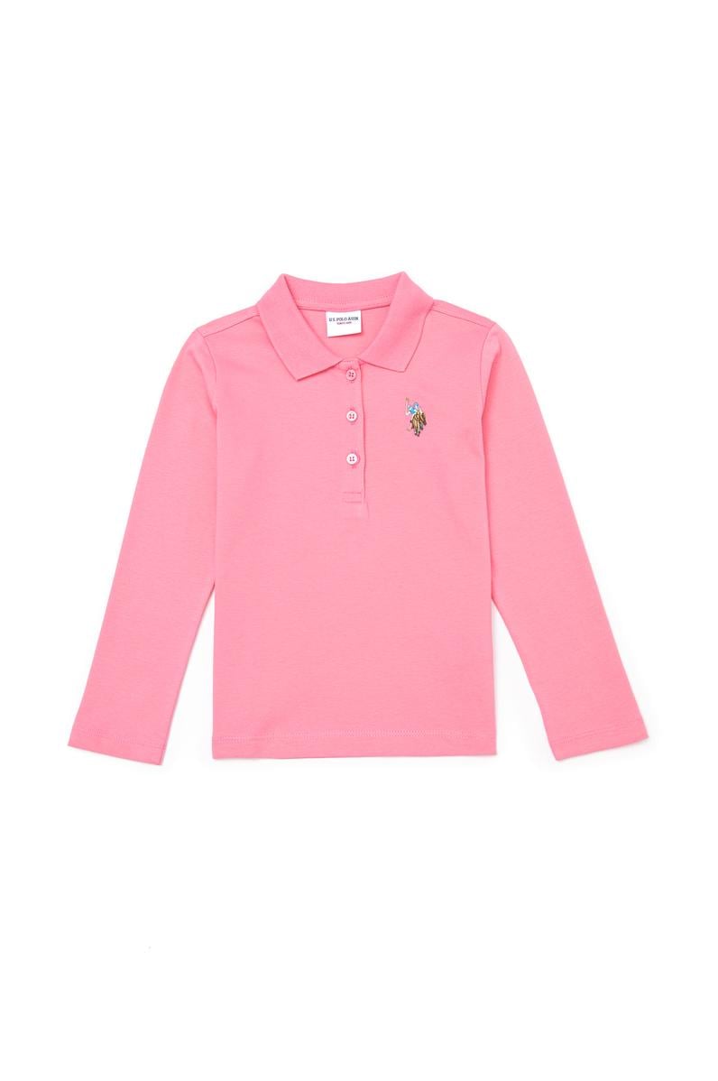 Kız Çocuk Pembe Sweatshirt Basic