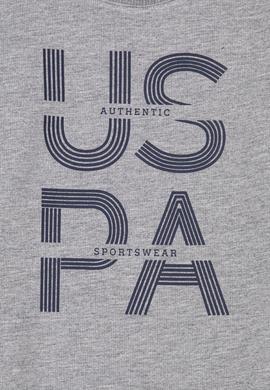 Çocuk Bisiklet Yaka Gri Melanj Sweatshirt - 50256852041