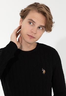 Erkek Siyah Basic Kazak - 50251876072