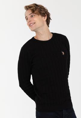 Erkek Siyah Basic Kazak - 50251876072