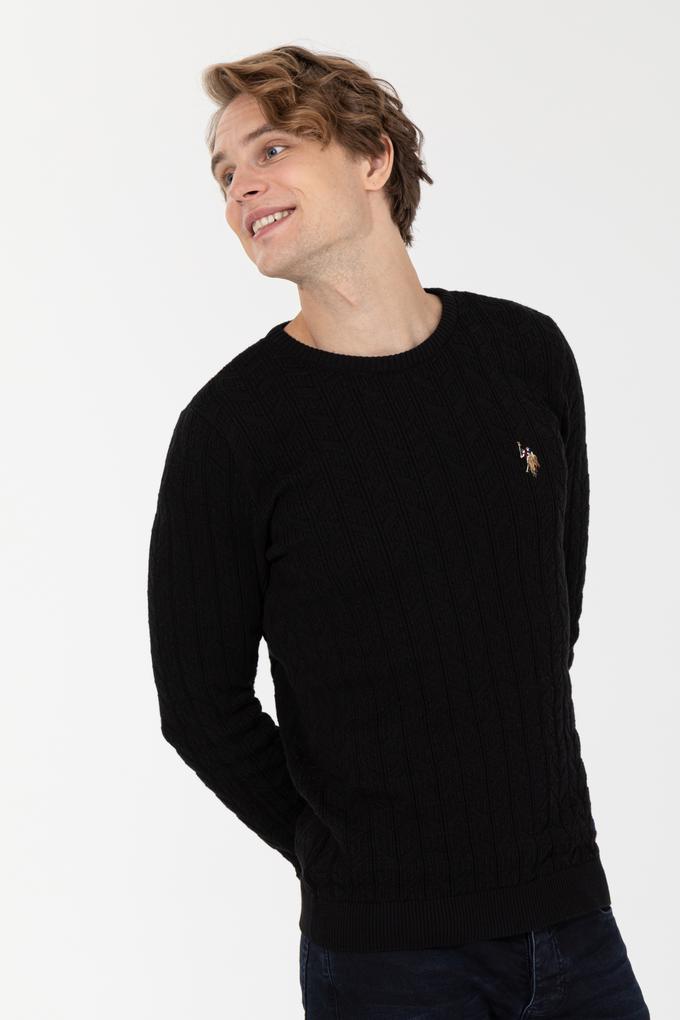 Erkek Siyah Basic Kazak