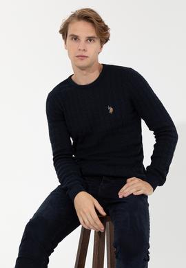 Erkek Lacivert Basic Kazak - 50251876022