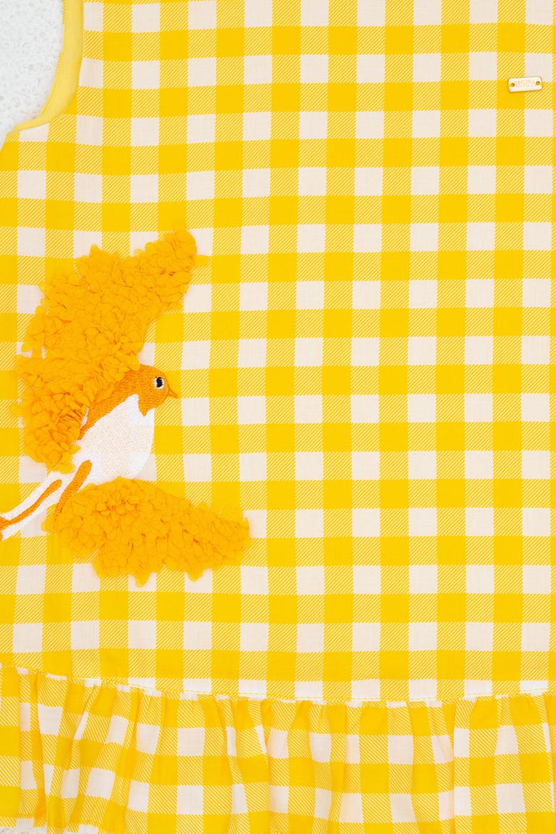 Kız Çocuk Sarı Gömlek Uzunkol - 50232765010