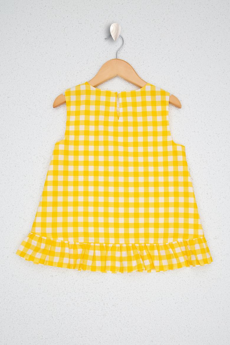 Kız Çocuk Sarı Gömlek Uzunkol - 50232765010