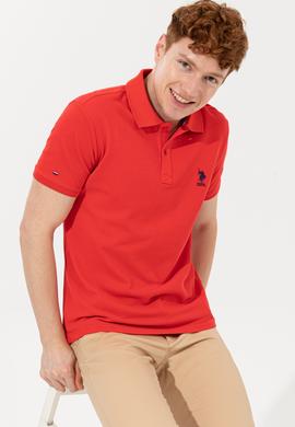 Erkek Kırmızı Basic Tişört - 50232308092