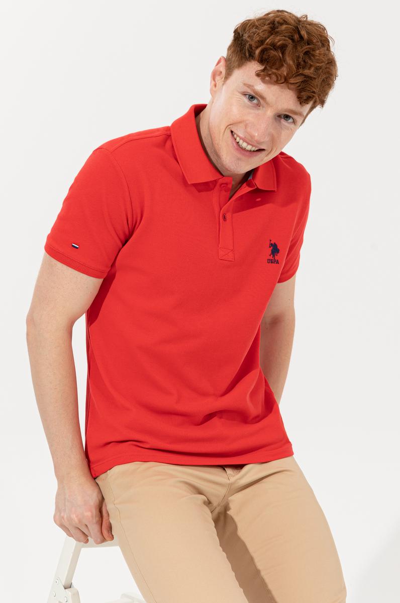 Erkek Kırmızı Basic Tişört