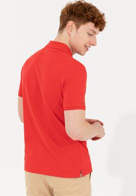 Erkek Kırmızı Basic Tişört - 50232308092