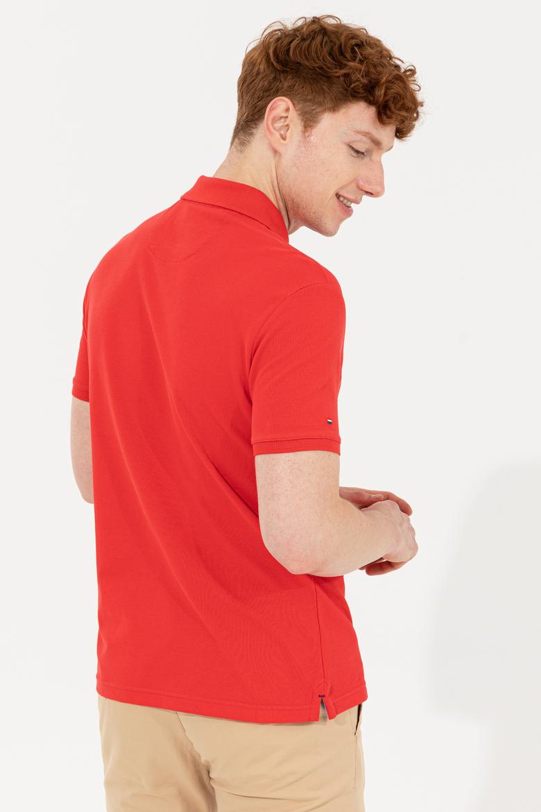 Erkek Kırmızı Basic Tişört - 50232308092