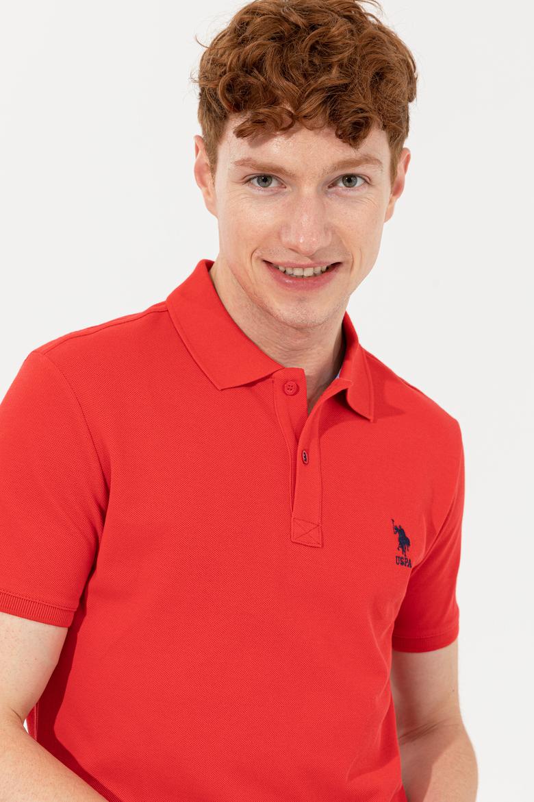 Erkek Kırmızı Basic Tişört - 50232308092