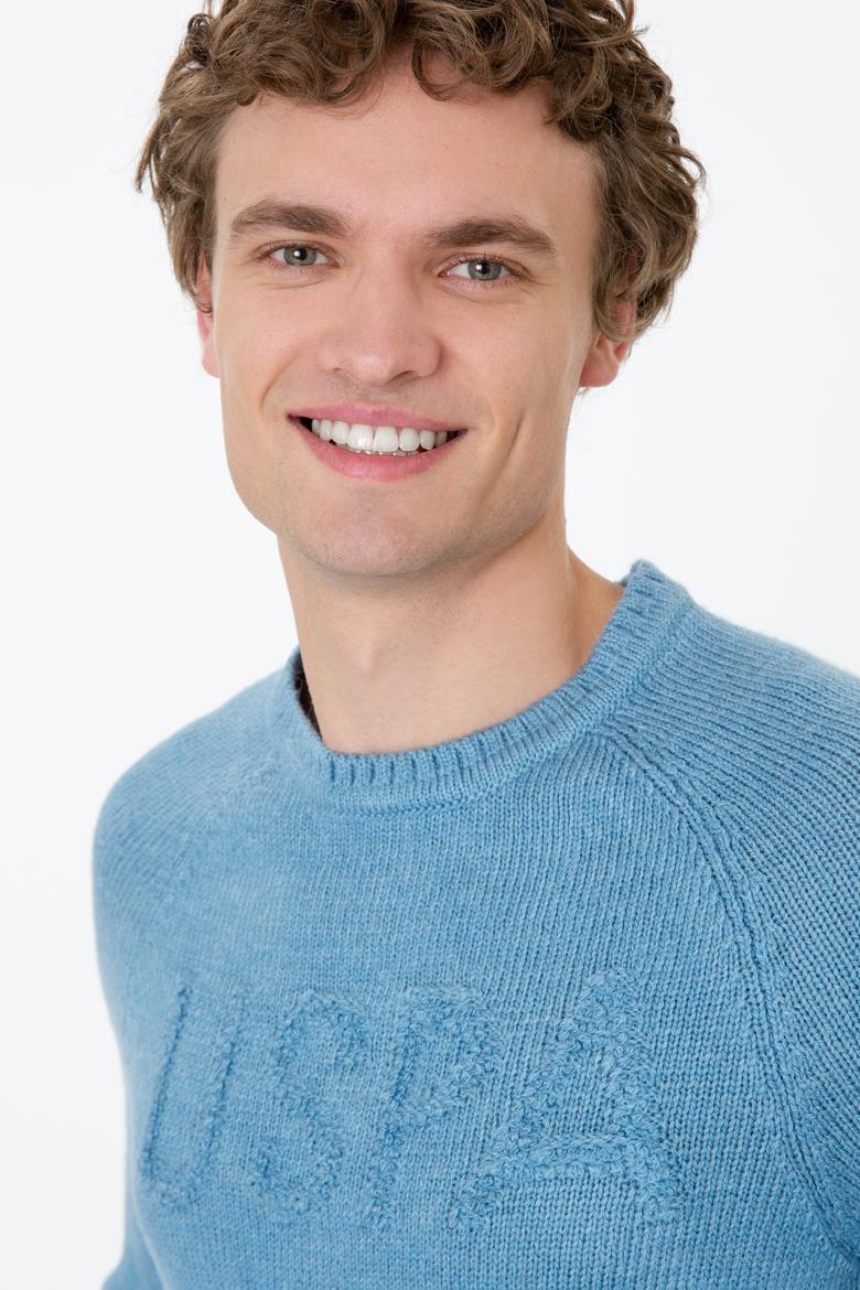 Erkek İndigo Kazak - 50237620005