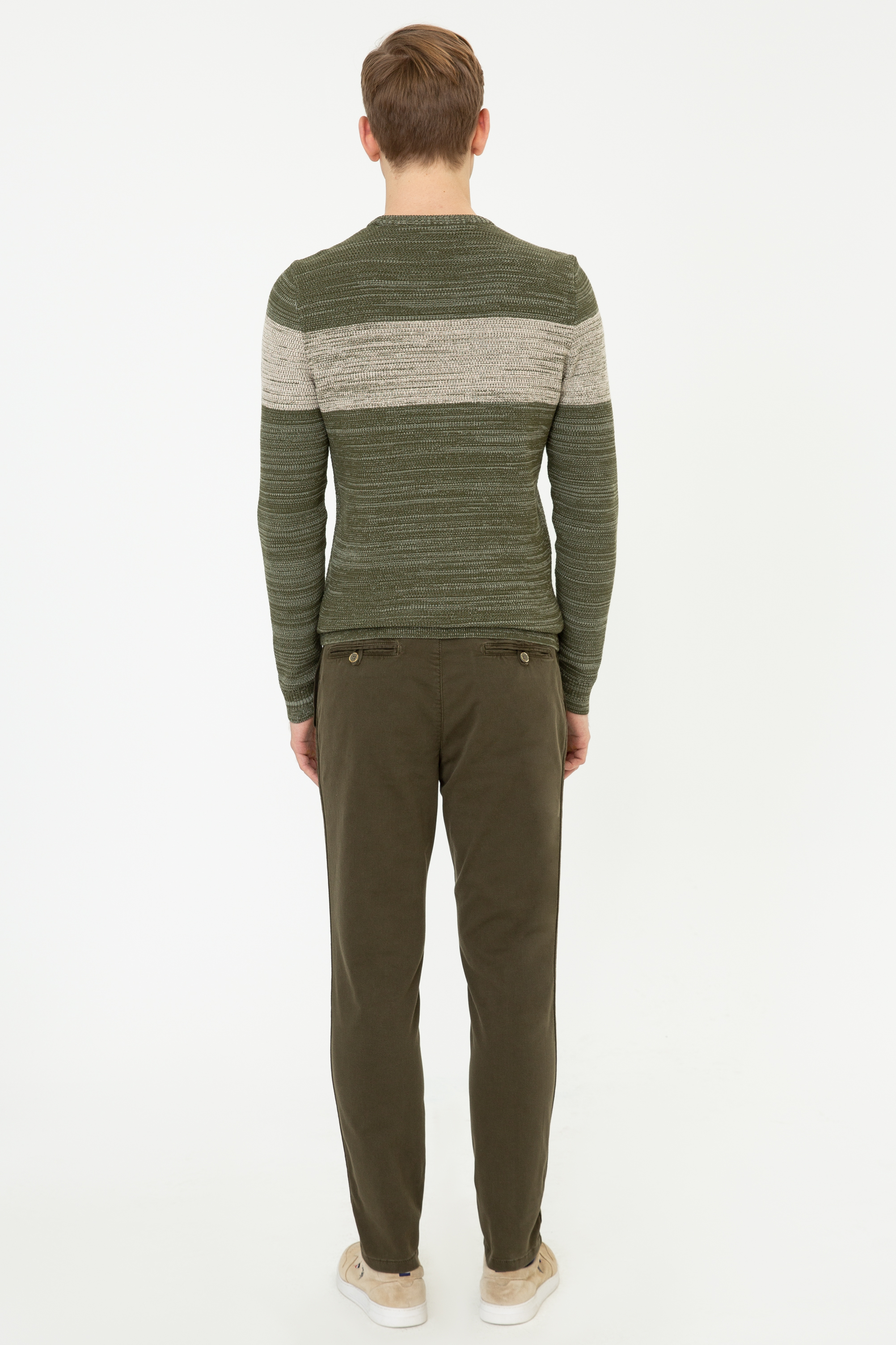 Erkek Yeşil Chinos - Image 4