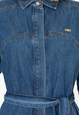 Kadın Mavi Denim Elbise - 50240951006