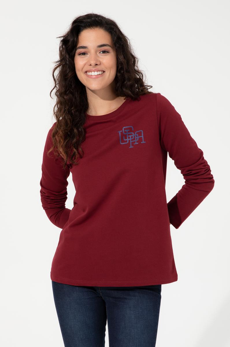 Kadın Bordo Sweatshirt