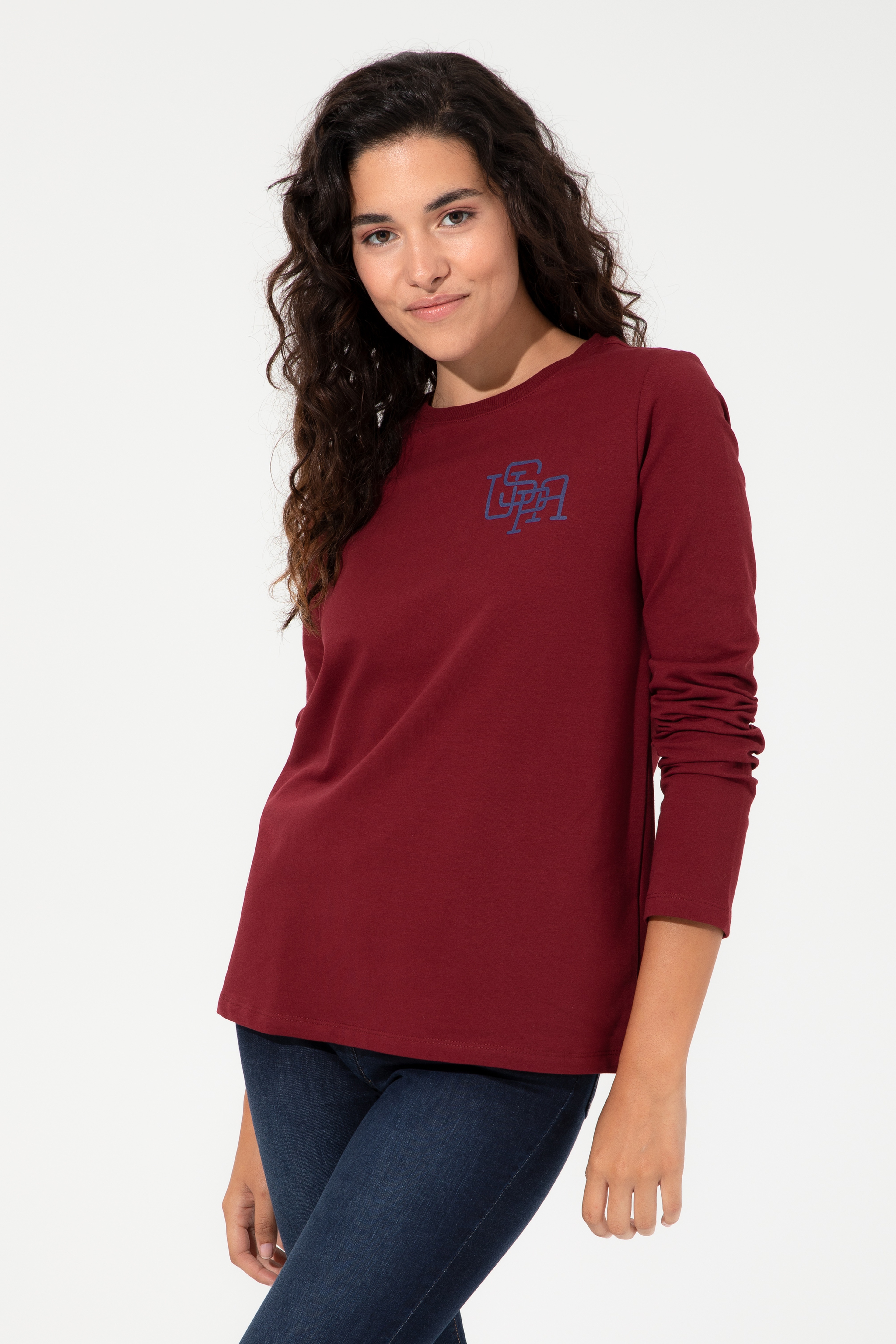 Kadın Bordo Sweatshirt - Image 3