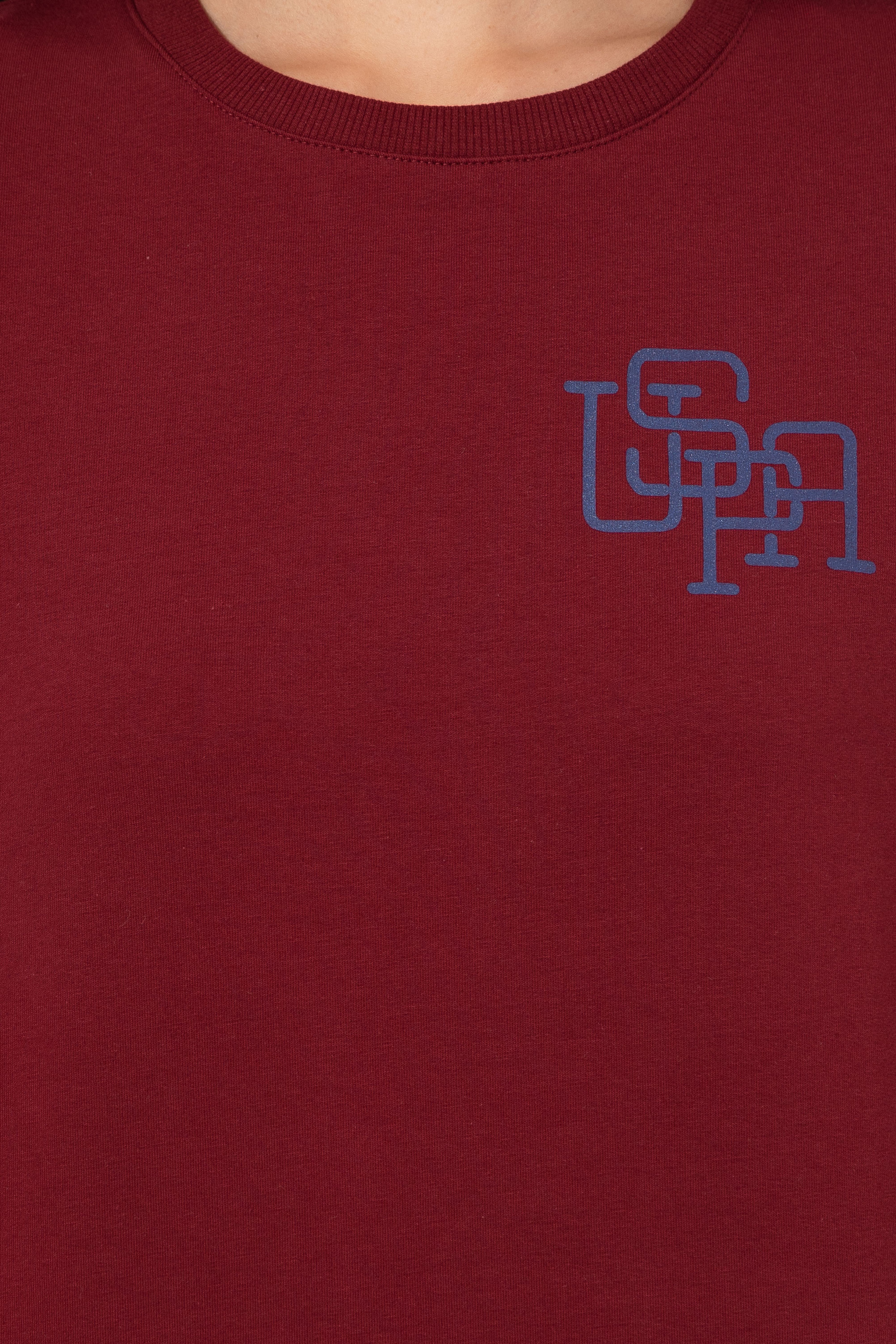 Kadın Bordo Sweatshirt - Image 6