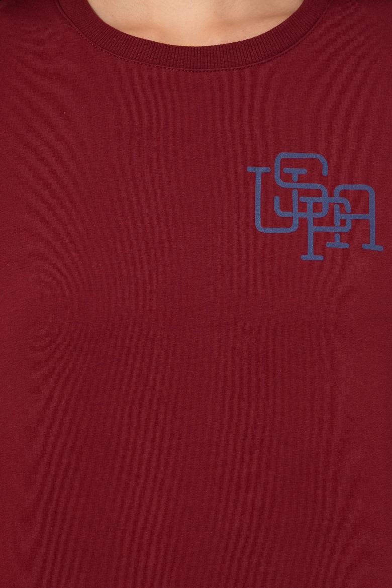 Kadın Bordo Sweatshirt - 50244871006