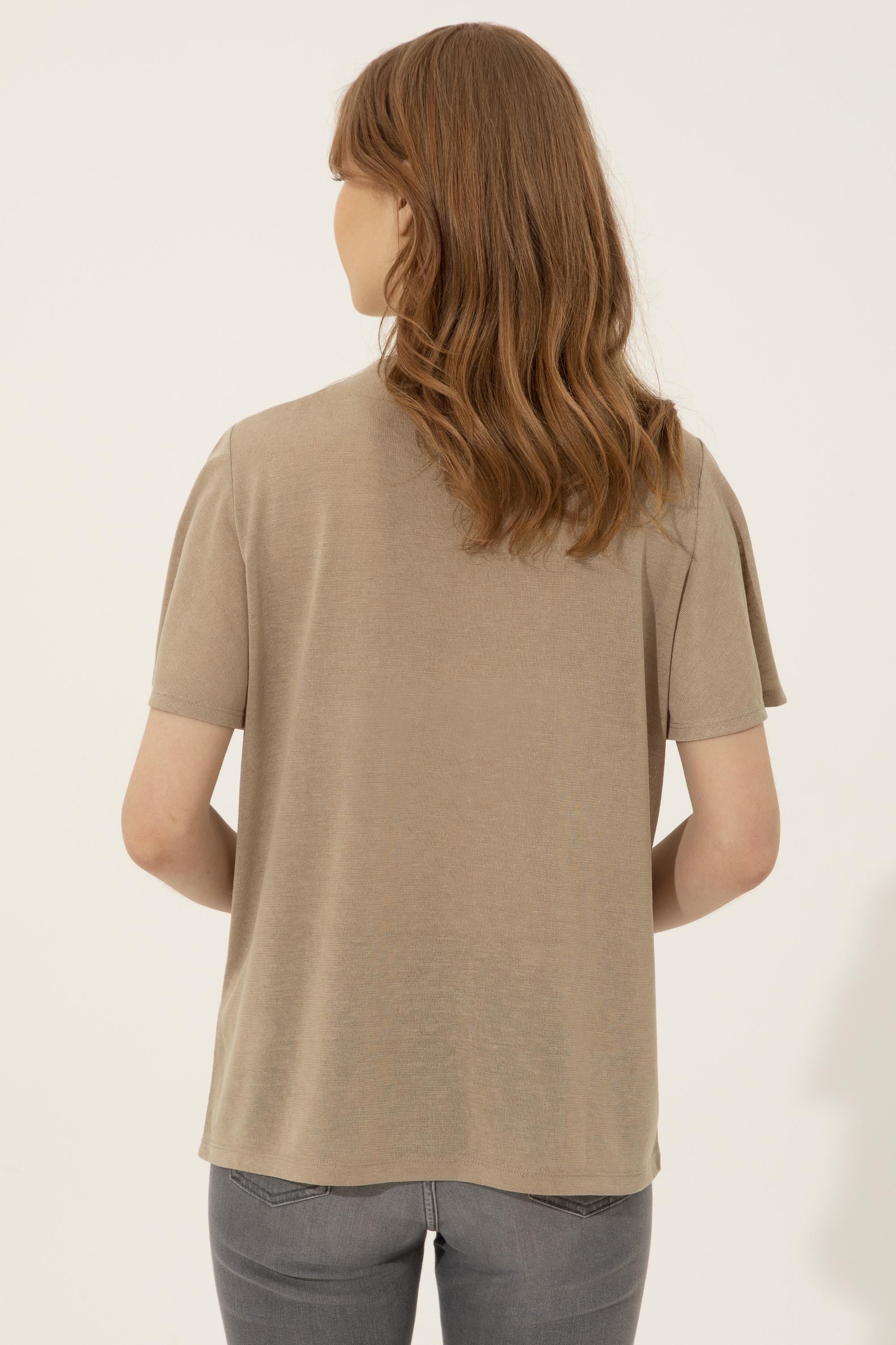 Kadın Yeşil T-Shirt - Image 5