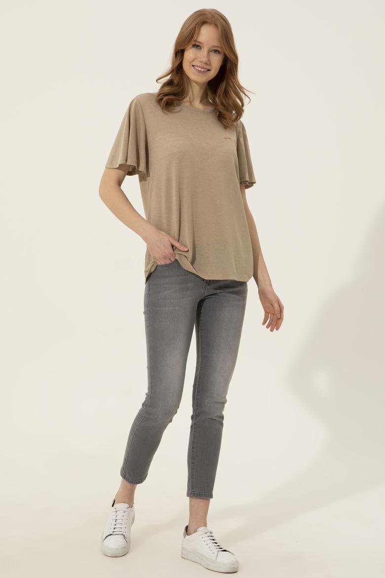 Kadın Yeşil T-Shirt - 50247099009