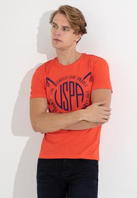 Erkek Kırmızı Bisiklet Yaka T-Shirt - 50248557016