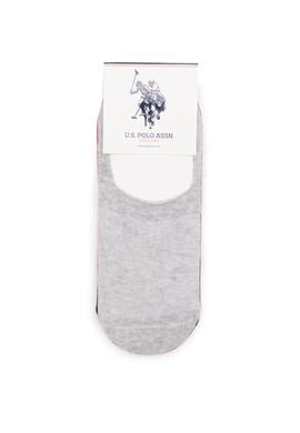 Kadın Gri Melanj Çorap - 50248700002